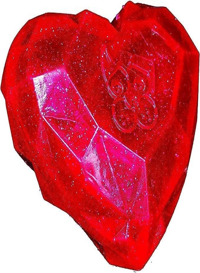 Spunky pup Squeaky Gems Heart Dog Toy | Fun Squeak | Crazy Bounce Gem Cut Shape that Floats | Non-Toxic Rubber | Dishwasher Safe | Perfect Toys for Small to Medium Breeds - Image 2